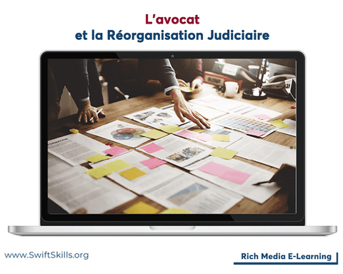 e-learning pour avocat réorganisation judiciaire